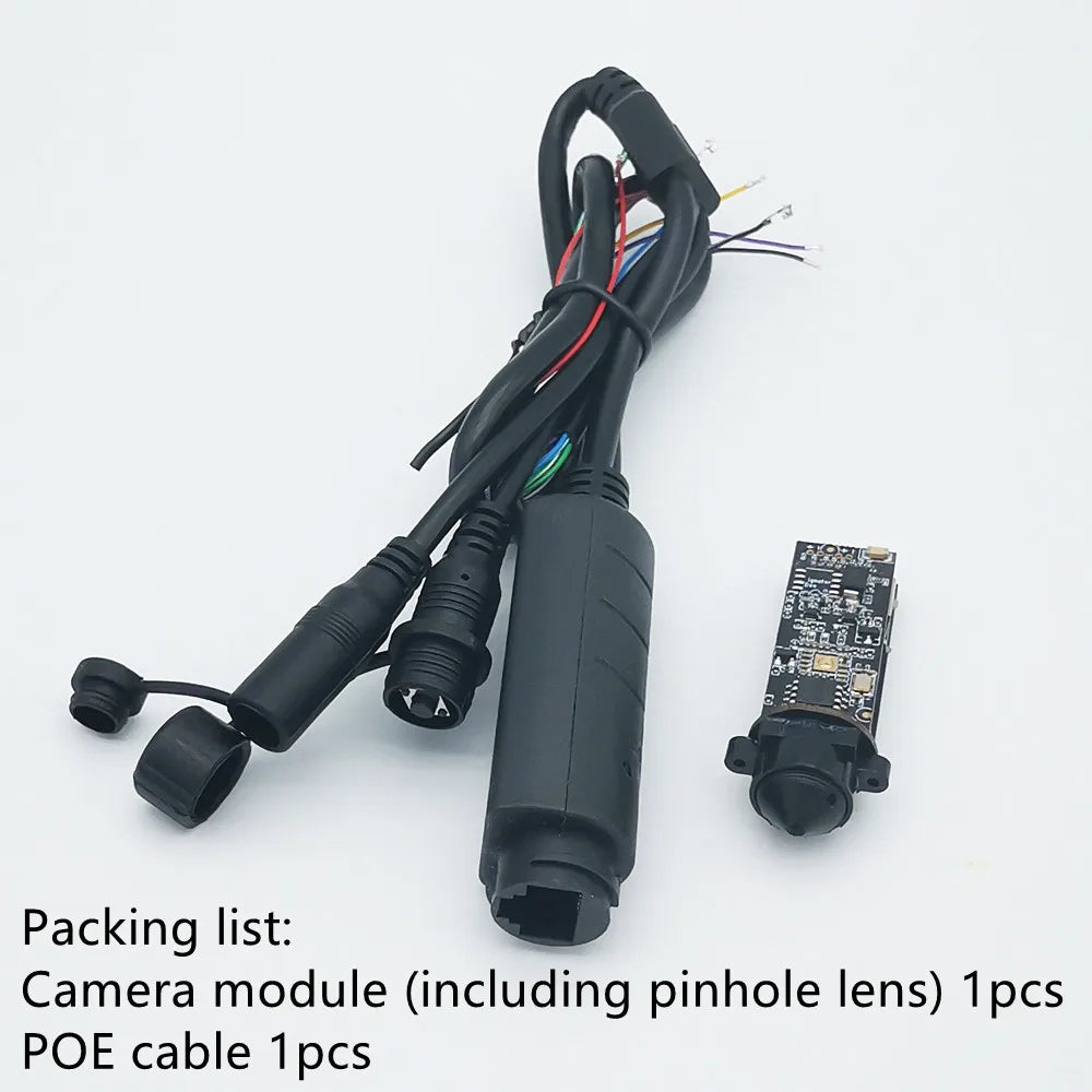 4MP Mini IP Bullet Camera Module Pcb Security CCTV P2P RTSP Used for Underwater Industrial Pipeline Inspection 1440P 1080P 30fps