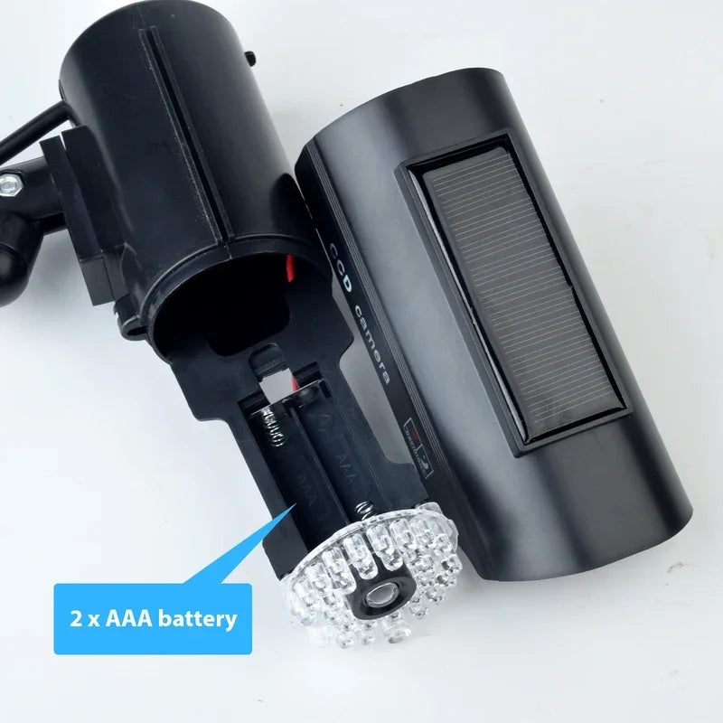 ALARMEST Fake Camera Solart Dummy Waterproof Security CCTV Surveillance Camera With Flashing Red Led Light Outdoor Indoor
